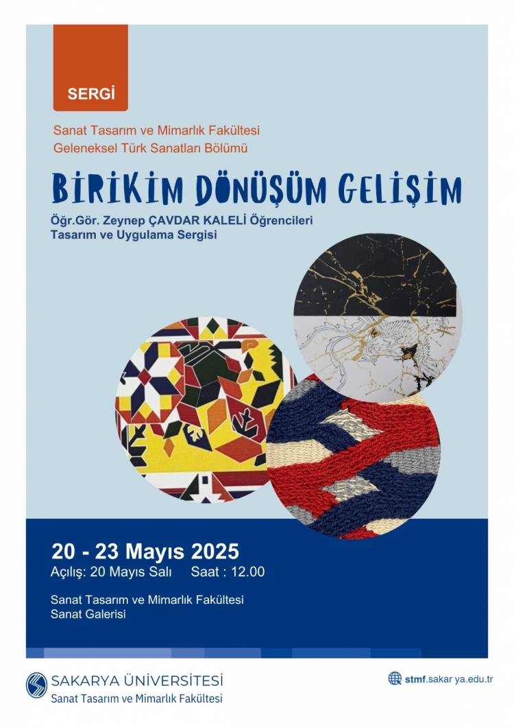 STMF Geleneksel Türk Sanatları Bölümü Öğrencileri Tasarım ve Uygulama Sergisi